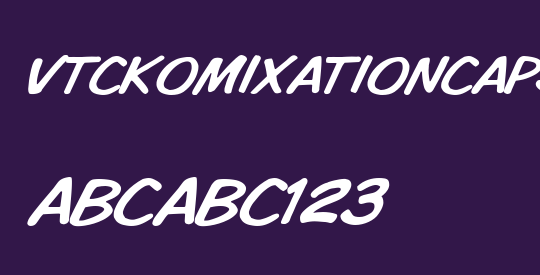 VTCKomixationCapsItalic