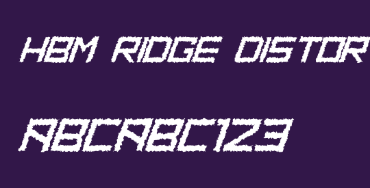 HBM Ridge Distorted