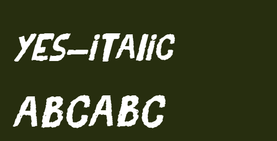YES_italic