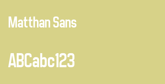 Matthan Sans