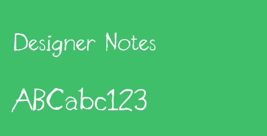 Designer Notes