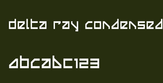 Delta Ray Condensed