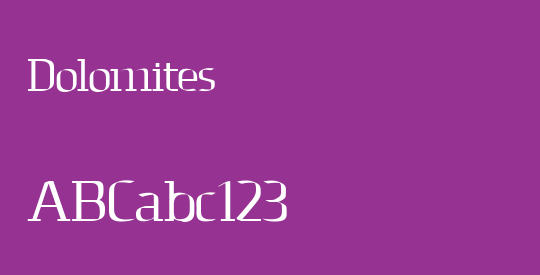 Dolomites