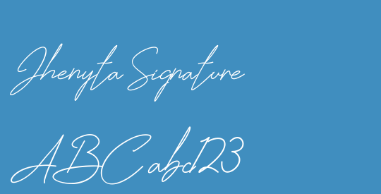 Jhenyta Signature
