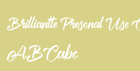 Brilliantte Presonal Use Only