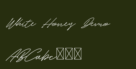 White Honey Demo
