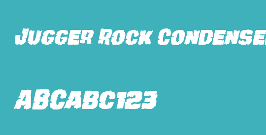 Jugger Rock Condensed Italic