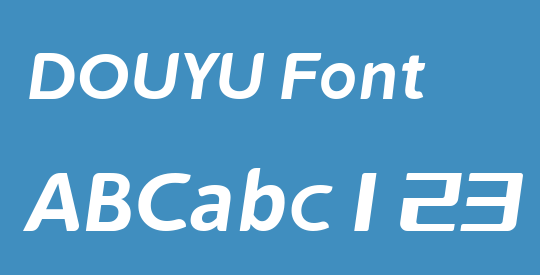 DOUYU Font