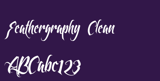 Feathergraphy Clean