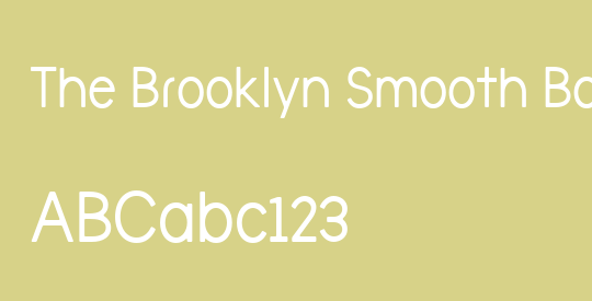 The Brooklyn Smooth Bold