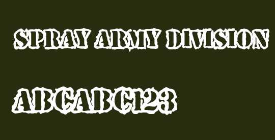 Spray Army Division