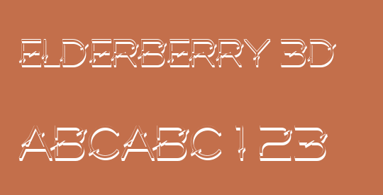 Elderberry 3D