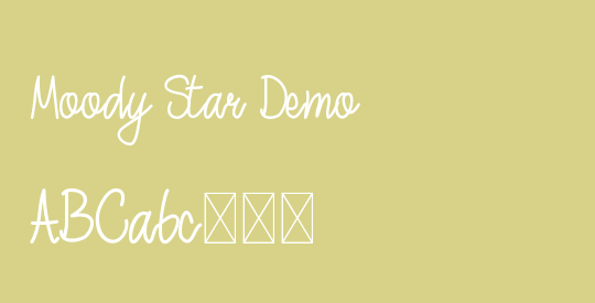Moody Star Demo