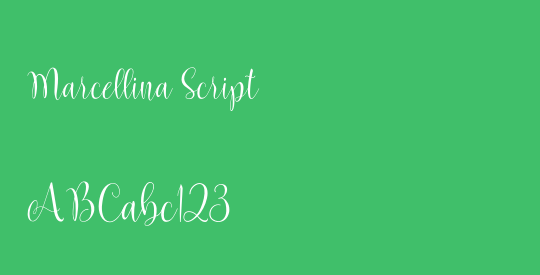 Marcellina Script