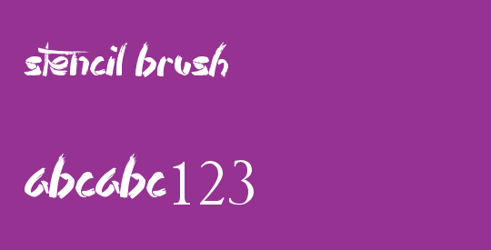 Stencil Brush