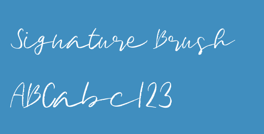 Signature Brush