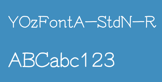 YOzFontA-StdN-R