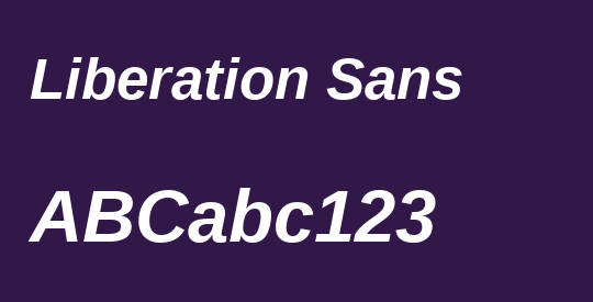 Liberation Sans