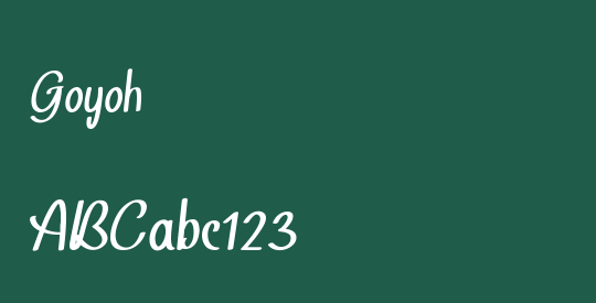 Goyoh