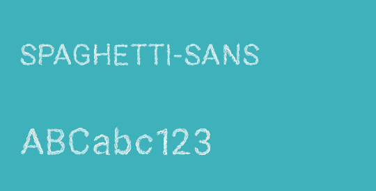 SPAGHETTI-SANS