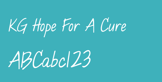 KG Hope For A Cure