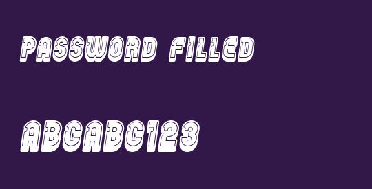 Password Filled
