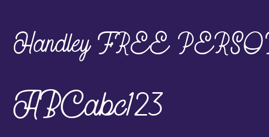 Handley FREE PERSONAL