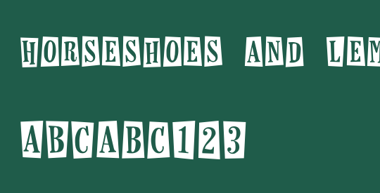 Horseshoes and Lemonade