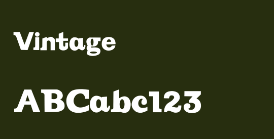 Vintage