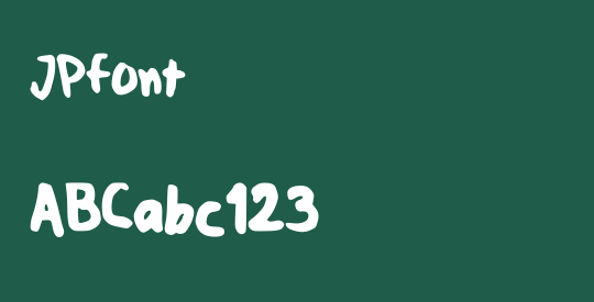 JPfont