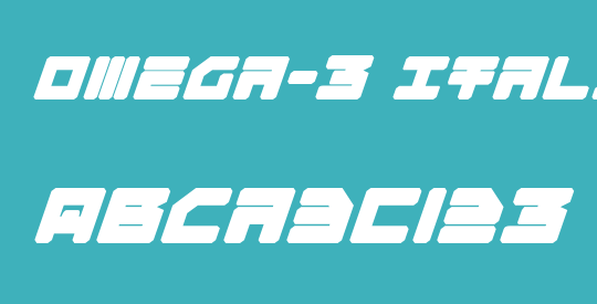 Omega-3 Italic