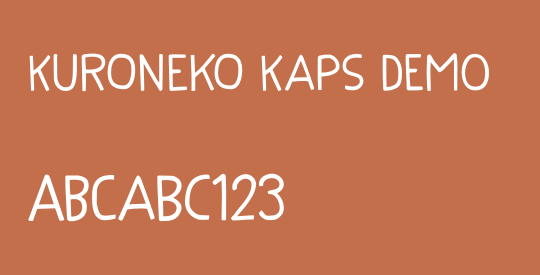 Kuroneko Kaps DEMO