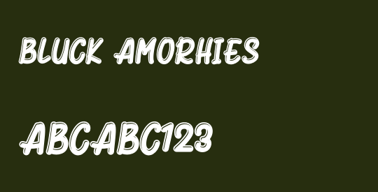 Bluck Amorhies