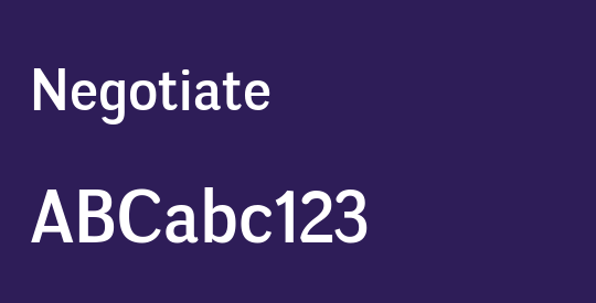 Negotiate