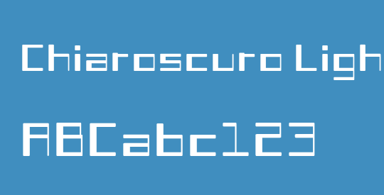 Chiaroscuro Light