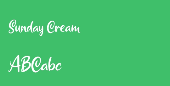 Sunday Cream