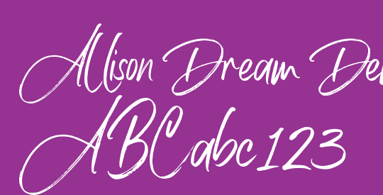 Allison Dream Demo