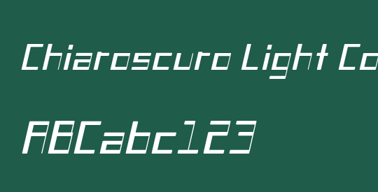 Chiaroscuro Light Cond