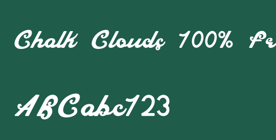 Chalk Clouds 100% Free