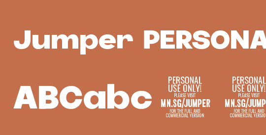 Jumper PERSONAL USE ONLY Ex-Bd