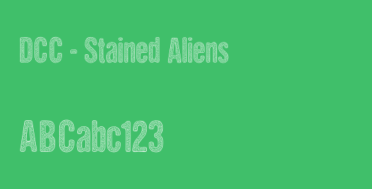 DCC - Stained Aliens
