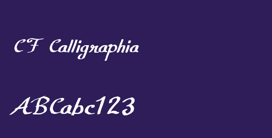 CF Calligraphia