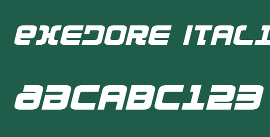 Exedore Italic