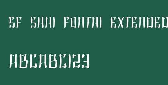 SF Shai Fontai Extended