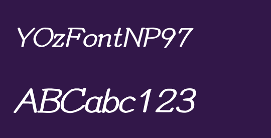 YOzFontNP97