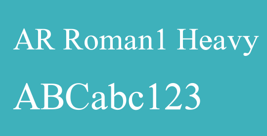 AR Roman1 Heavy