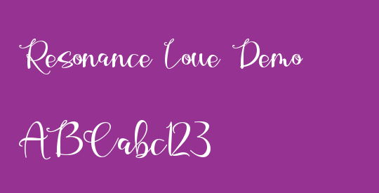 Resonance Love Demo