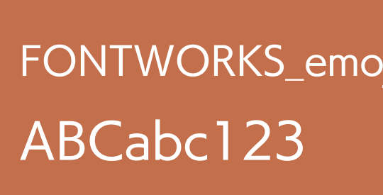 FONTWORKS_emoji