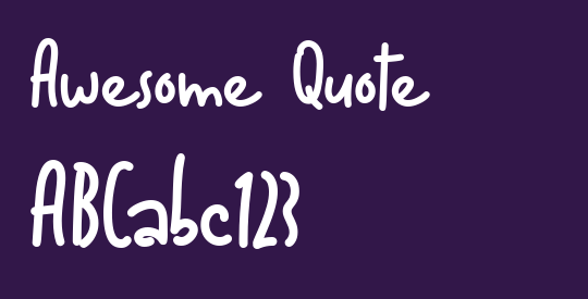 Awesome Quote