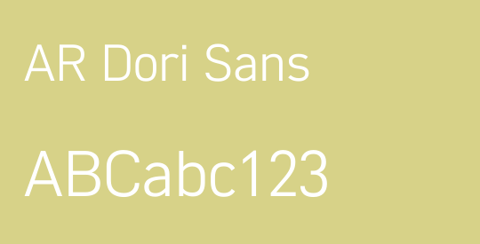 AR Dori Sans
